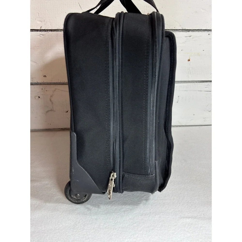 Samsonite Rolling Laptop Briefcase Black Wheeled Business Bag Carry On‎ Tote